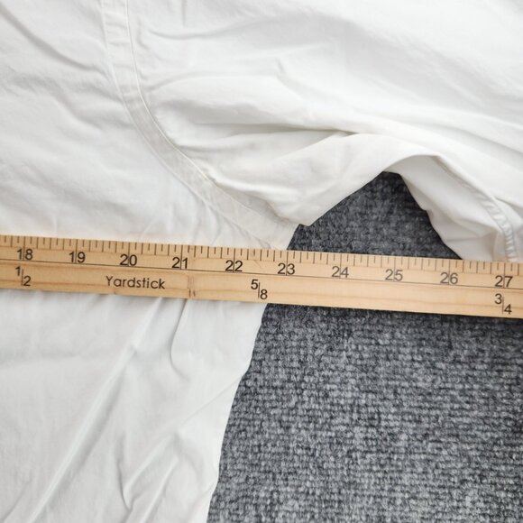 Eton Cotton Romania Contemporary 16 Poplin Convertible Cuff White Men Work Shirt - Picture 12 of 16